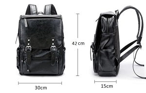 dimensions spacieux sac à dos noir